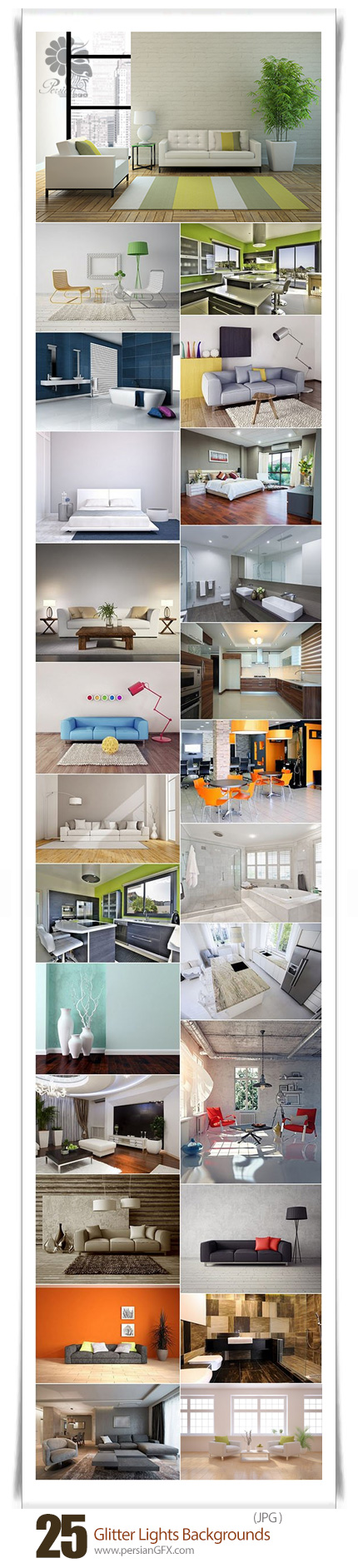 دانلود تصاویر با کیفیت طراحی داخلی مدرن - Modern Interior Design Collection
