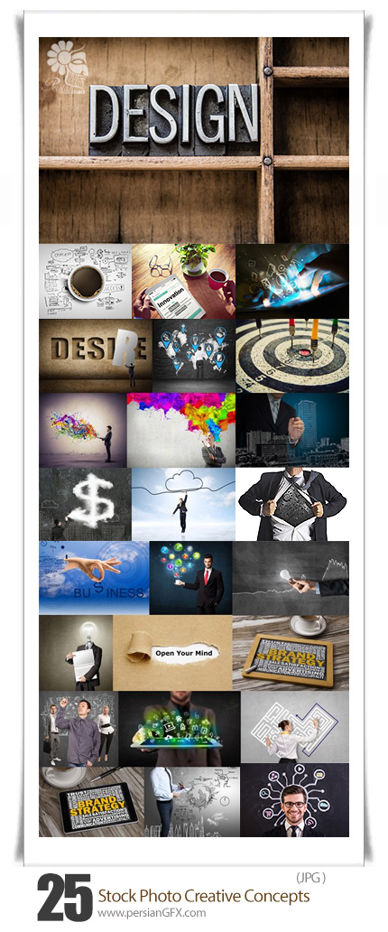 دانلود تصاویر مفهمومی خلاقانه - Stock Photo Creative Concepts