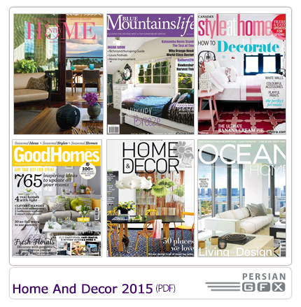 دانلود مجله دکوراسیون داخلی خانه، اتاق خواب، پذیرایی مدرن 2015 - Home And Decor Designe 2015