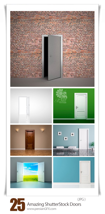 دانلود تصاویر با کیفیت درب، درب چوبی، درب اتاق و ... از شاتراستوک - Amazing ShutterStock Doors