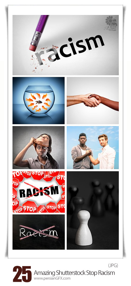 دانلود تصاویر با کیفیت نژاد پرستی ممنوع از شاتر استوک - Amazing Shutterstock Stop Racism