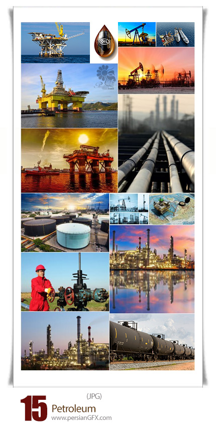 دانلود تصاویر با کیفیت نفت خام، پالایشگاه، مخازن نفت - Petroleum