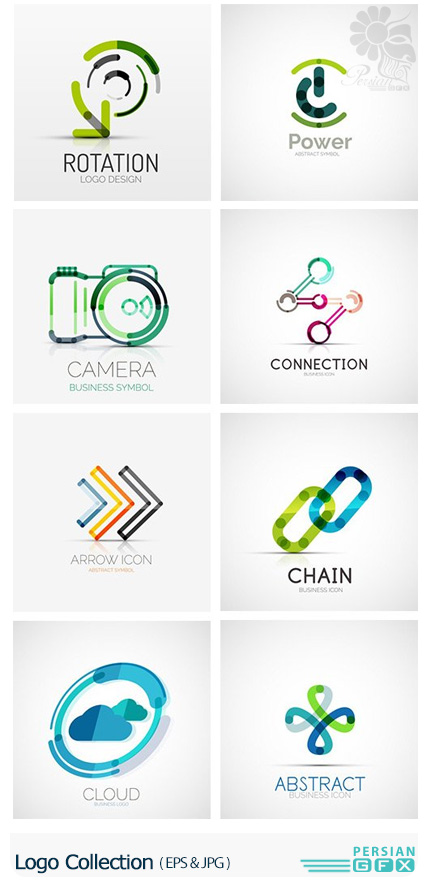 دانلود تصاویر وکتور آرم و لوگوی فانتزی - Logo Collection