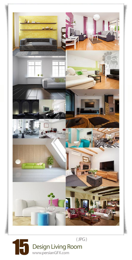 دانلود تصاویربا کیفیت طراحی داخلی سالن پذیرایی - Design Living Room