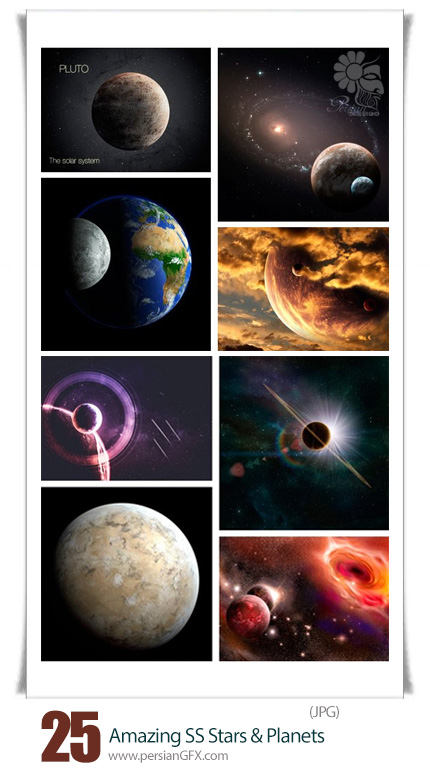 دانلود تصاویر با کیفیت سیارات و ستارگان از شاتر استوک - Amazing Shutterstock Stars And Planets