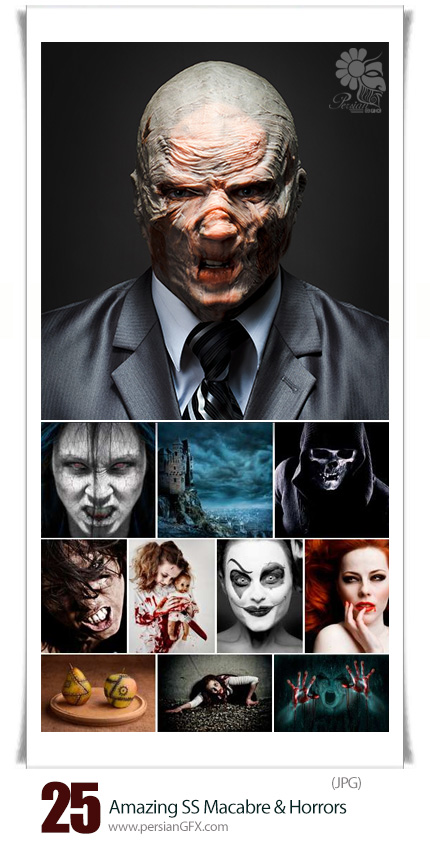 دانلود تصاویر با کیفیت شخصیت های ترسناک و وحشتناک از شاتر استوک - Amazing Shtterstock Macabre And Horrors