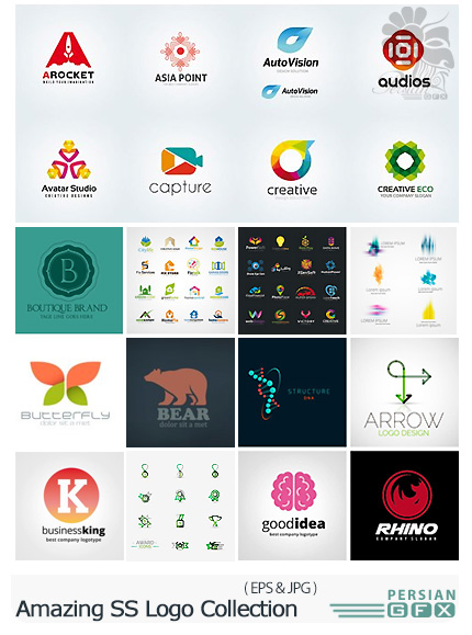 دانلود تصاویر وکتور آرم و لوگوی متنوع از شاتراستوک - Amazing Shutterstock Logo Collection