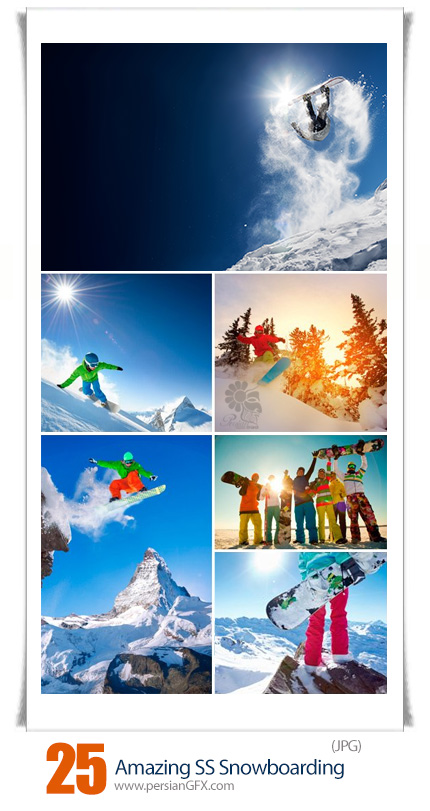 دانلود تصاویر با کیفیت اسنوبورد، اسکی روی برف، اسکیمو از شاتر استوک - Amazing ShutterStock Snowboarding