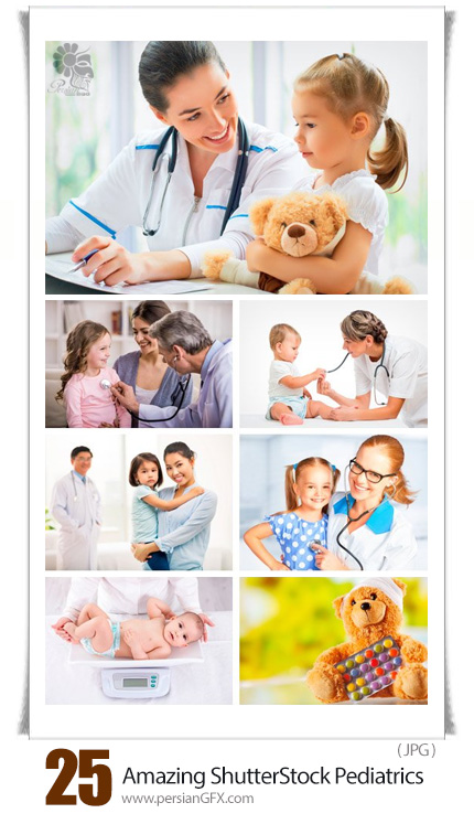 دانلود تصاویر با کیفیت پزشک اطفال، دکتر کودکان از شاتر استوک - Amazing ShutterStock Pediatrics