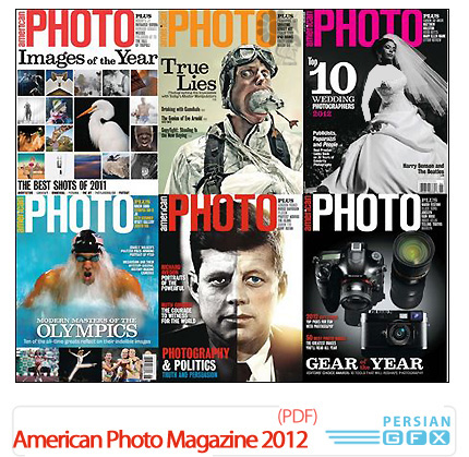 دانلود مجله عکاسی آمریکا 2012 - American PHOTO Magazine 2012 Full Year Issues Collection