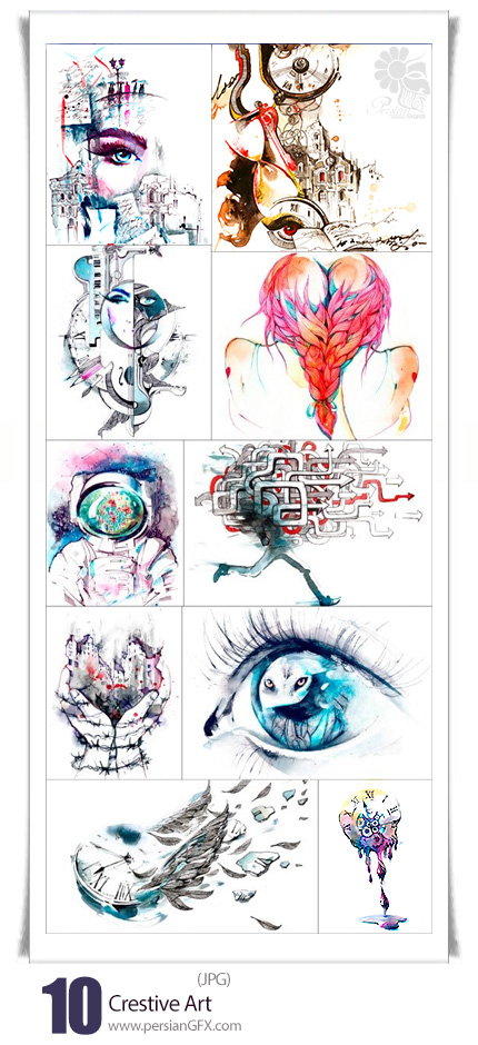 دانلود تصاویر هنری خلاقانه - Crestive Art