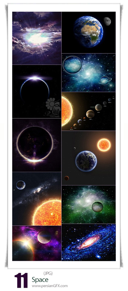 دانلود تصاویر با کیفیت فضا، سیارات، خورشید - Space