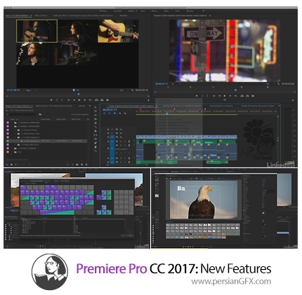 دانلود آموزش ویژگی های جدید پریمیر سی سی 2017 از لیندا - Lynda Premiere Pro CC 2017:New Features