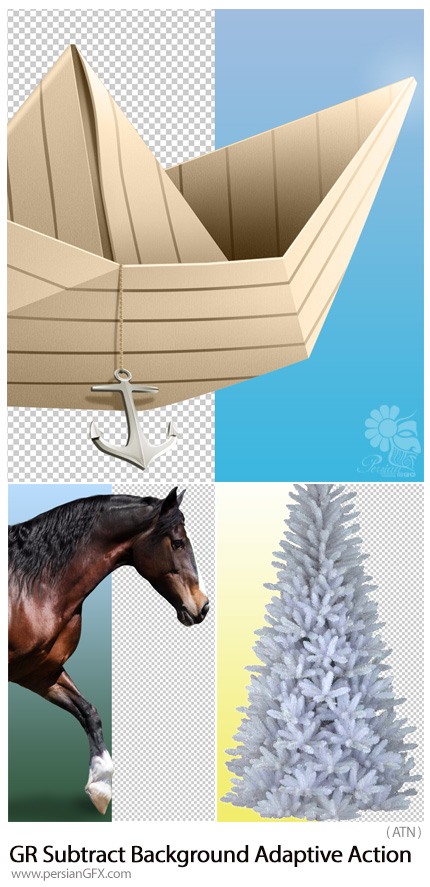 دانلود اکشن فتوشاپ حذف پس زمینه تصاویر - Background Remover Action For Photoshop