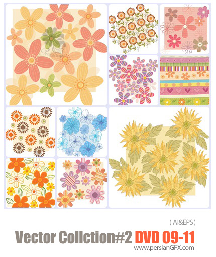 دانلود مجموعه عظیم تصاویر وکتور - بخش دوم - دی وی دی 9 تا 11 - Vector Collection # 2 DVD 9 - 11