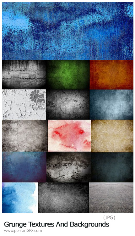 دانلود 25 تکسچر و بک گراند گرانج - Grunge Textures And Backgrounds