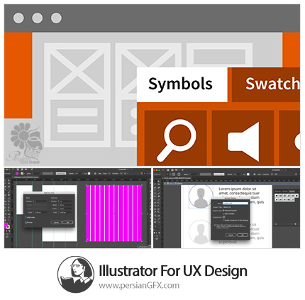 دانلود آموزش طراحی رابط کاربری در ایلوستریتور از لیندا - Lynda Illustrator For UX Design