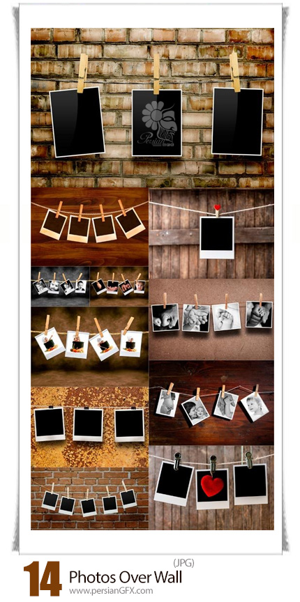 دانلود تصاویر با کیفیت عکس های روی دیوار - Photos Over Wall