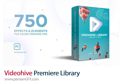 دانلود مجموعه پریست المان و افکت های Premiere Library برای پریمیر به همراه آموزش ویدئویی از ویدئوهایو - Videohive Premiere Library Most Handy Effects V.2
