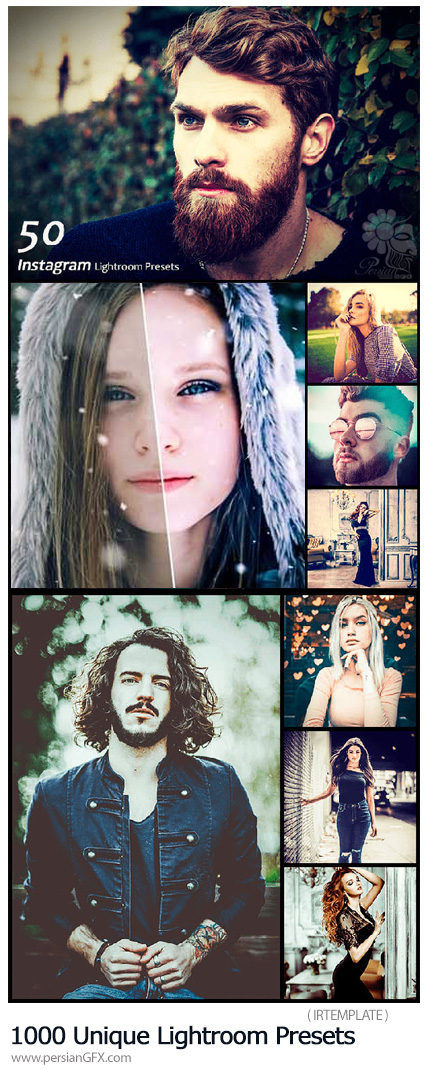 دانلود بیش از 1000 پریست آماده لایتروم - 1000 Unique Lightroom Presets