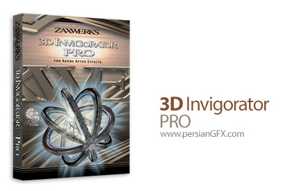 دانلود پلاگین طراحی لوگو و متن های سه بعدی در افترافکت - Zaxwerks 3D Invigorator PRO v8.6.0