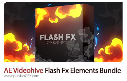 دانلود مجموعه المان های کارتونی موشن گرافیک از ویدئوهایو - Videohive Flash Fx Elements | Hand Drawn Bundle Pack