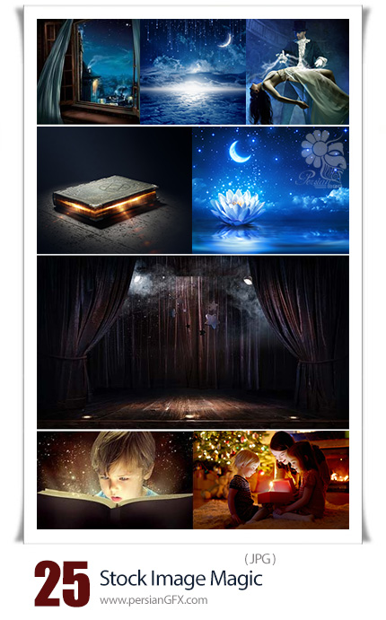 دانلود تصاویر با کیفیت جادو، شعبده بازی و جادوگر - Stock Image Magic