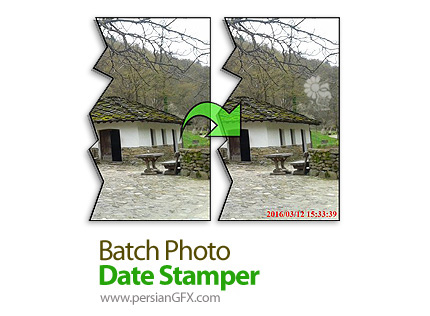دانلود نرم افزار اضافه کردن برچسب های زمان و تاریخ روی عکس - Batch Photo Date Stamper v1.5