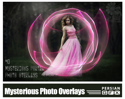 دانلود 40 کلیپ آرت اسرارآمیز برای تصاویر - 40 Mysterious Portal Photo Overlays