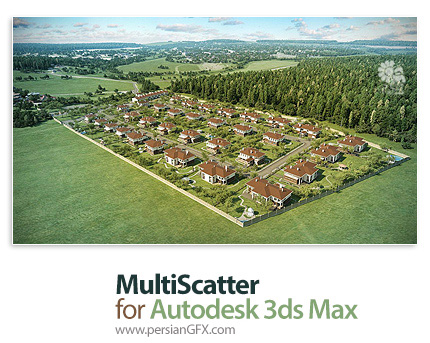 دانلود پلاگین تکثیر اشیاء در تری دی مکس - MultiScatter v1.091 for Autodesk 3ds Max