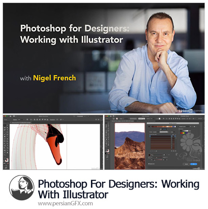 دانلود آموزش فتوشاپ برای طراحان: کار با ایلوستریتور 2019 از لیندا - Lynda Photoshop For Designers: Working With Illustrator (2019)
