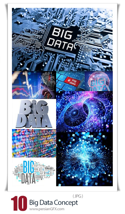 دانلود 10 عکس با کیفیت بیگ دیتا و دیجیتال و تکنولوژی - Big Data 