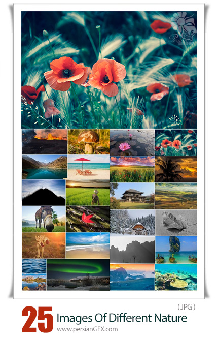 دانلود 25 عکس با کیفیت مناظر مختلف طبیعت - Images Of Different Nature