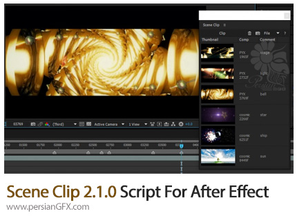 دانلود اسکریپت Scene Clip برای افتر افکت - Scene Clip 2.1.0 Script For After Effect