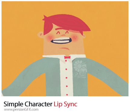 آموزش حرکت لب دهان کاراکتر در افترافکتس - Simple Character Lip Sync