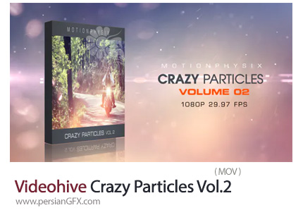 دانلود 10 فوتیج پارتیکل های سیال - Videohive Crazy Particles Vol.2