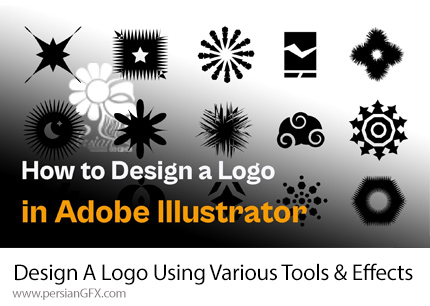 دانلود آموزش نحوه طراحی لوگو با استفاده از ابزارها و افکت های مختلف در ایلوستریتور - How To Design A Logo Using Various Tools & Effects