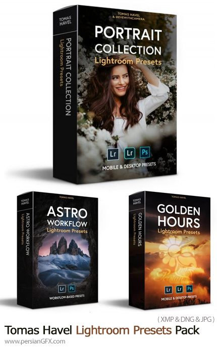 دانلود پک پریست های لایت روم توماس هاول - Tomas Havel Lightroom Presets Pack