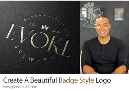 دانلود آموزش ایجاد یک لوگو به سبک نشان زیبا در ایلوستریتور - Create A Beautiful Badge Style Logo