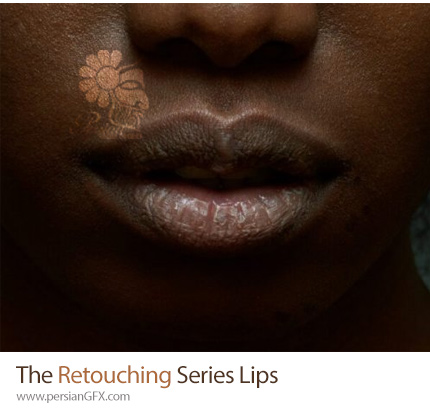 دانلود آموزش روتوش لب در فتوشاپ - The Retouching Series: Lips