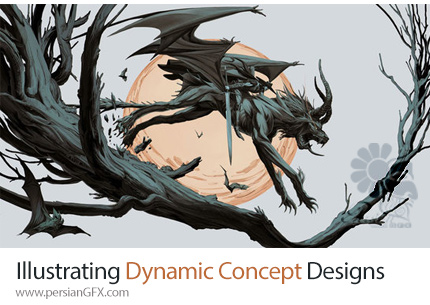 دانلود آموزش تصویرسازی طرح های کانسپت داینامیک در فتوشاپ - Illustrating Dynamic Concept Designs Creating A Polished Concept Using Photoshop