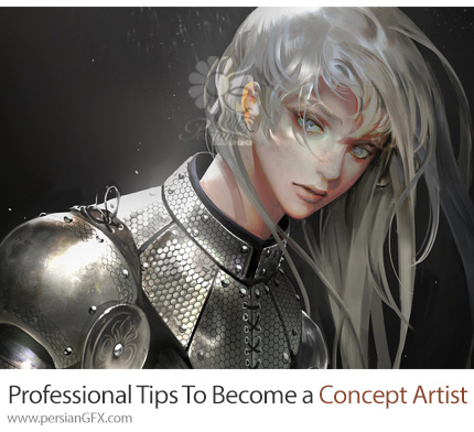 دانلود آموزش تکنیک های تبدیل شدن به یک هنرمند کانسپت در فتوشاپ - Professional Tips To Become a Concept Artist