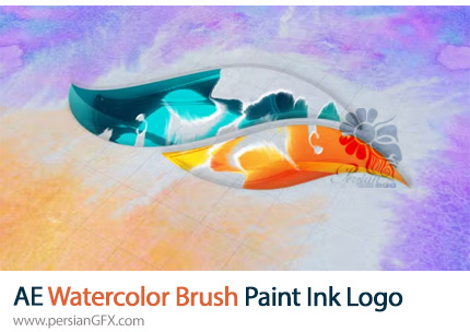 دانلود پروژه افترافکت اینترو لوگو با براش نقاشی آبرنگی به همراه آموزش ویدئویی - Watercolor Brush Paint Ink Logo