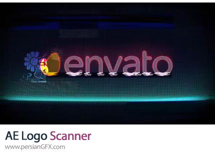 دانلود پروژه افترافکت اینترو لوگو با افکت اسکنر دیجیتالی به همراه آموزش ویدئویی - Logo Scanner
