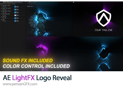 دانلود پروژه افترافکت اوپنر لوگو با افکت نور LightFX به همراه آموزش ویدئویی - LightFX Logo Opener 4K