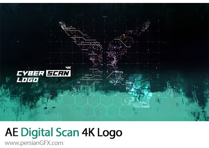 دانلود پروژه افترافکت با افکت اسکن دیجیتالی - Digital Scan 4K Logo