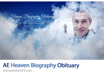 دانلود پروژه افترافکت مراسم یادبود درگذشتگان - Heaven Biography Obituary