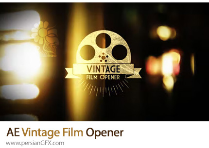 دانلود پروژه افترافکت اوپنر فیلم قدیمی یا وینتیج - Vintage Film Opener