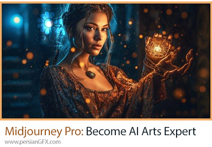 آموزش ایجاد تصاویر هنر هوش مصنوعی از مقدماتی تا پیشرفته با میدجورنی - Midjourney Pro: Become AI Arts Expert