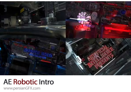 دانلود پروژه افترافکت اینترو رباتیک - Robotic Intro
